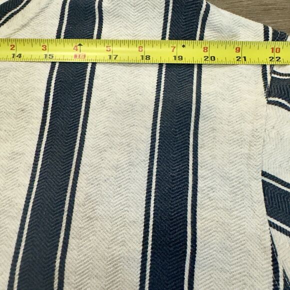 Vintage Guess Jeans Striped Shirt Men’s XL T-Shirt USA Made 90s Logo Embroidered - Picture 6 of 8